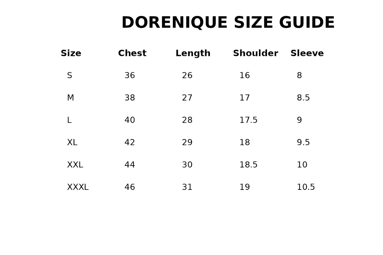 Size chart for Dorenique Maroon Teddy Bear Regular Cotton T-Shirt | Premium Luxurywear Graphic Tee