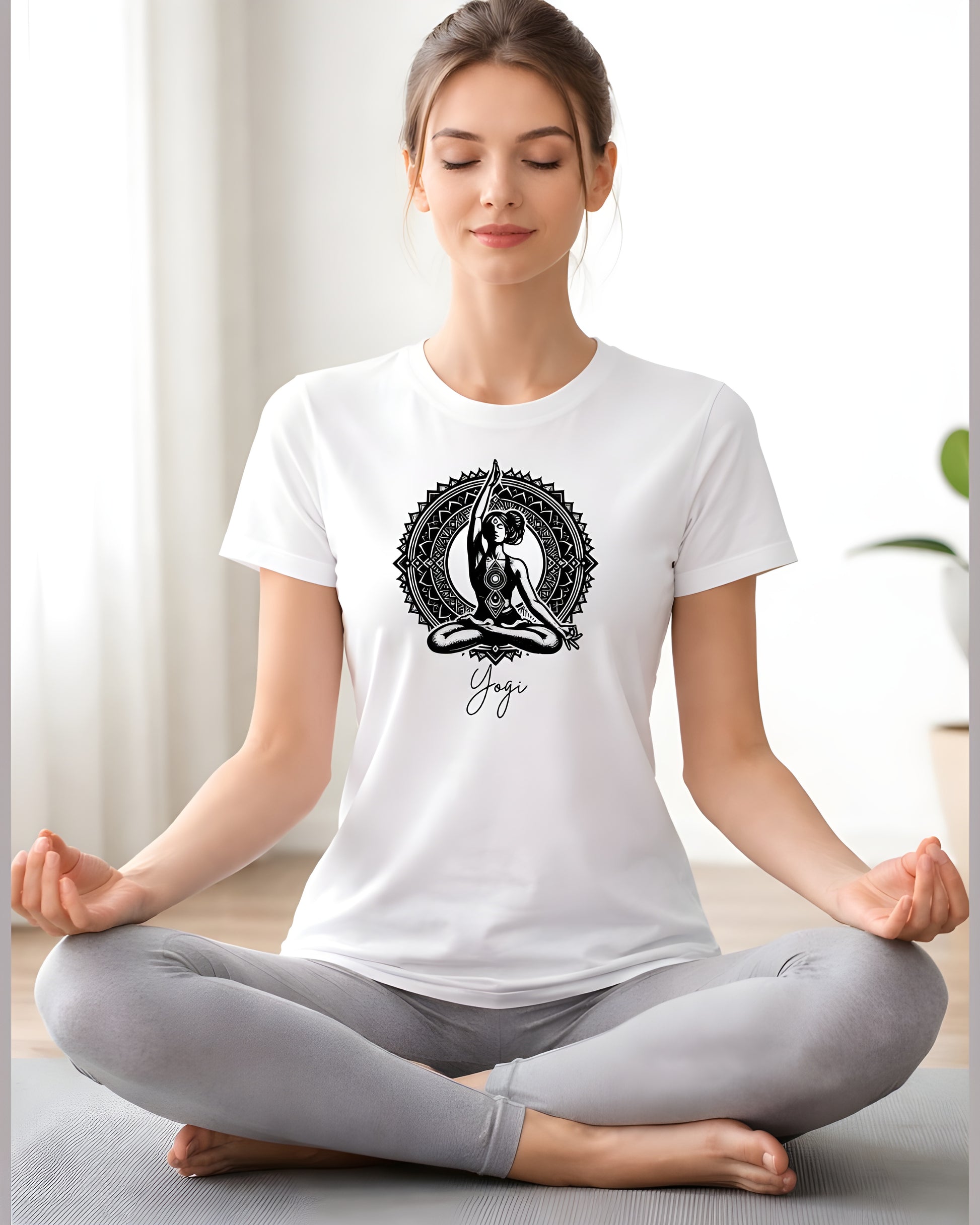 Comfortable yoga tee for women