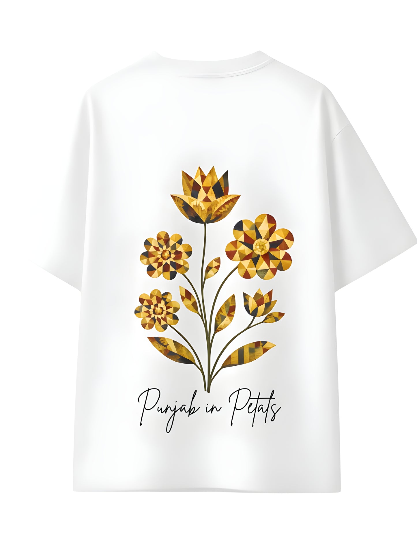 Punjabi culture inspired graphic oversized t-shirt