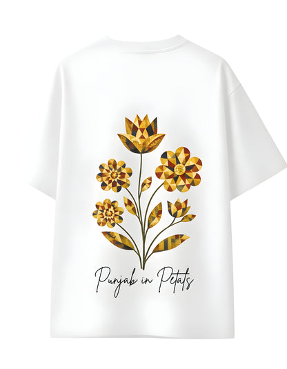 Punjabi culture inspired graphic oversized t-shirt