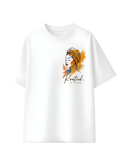 Relaxed fit women oversized t-shirt aesthetic style