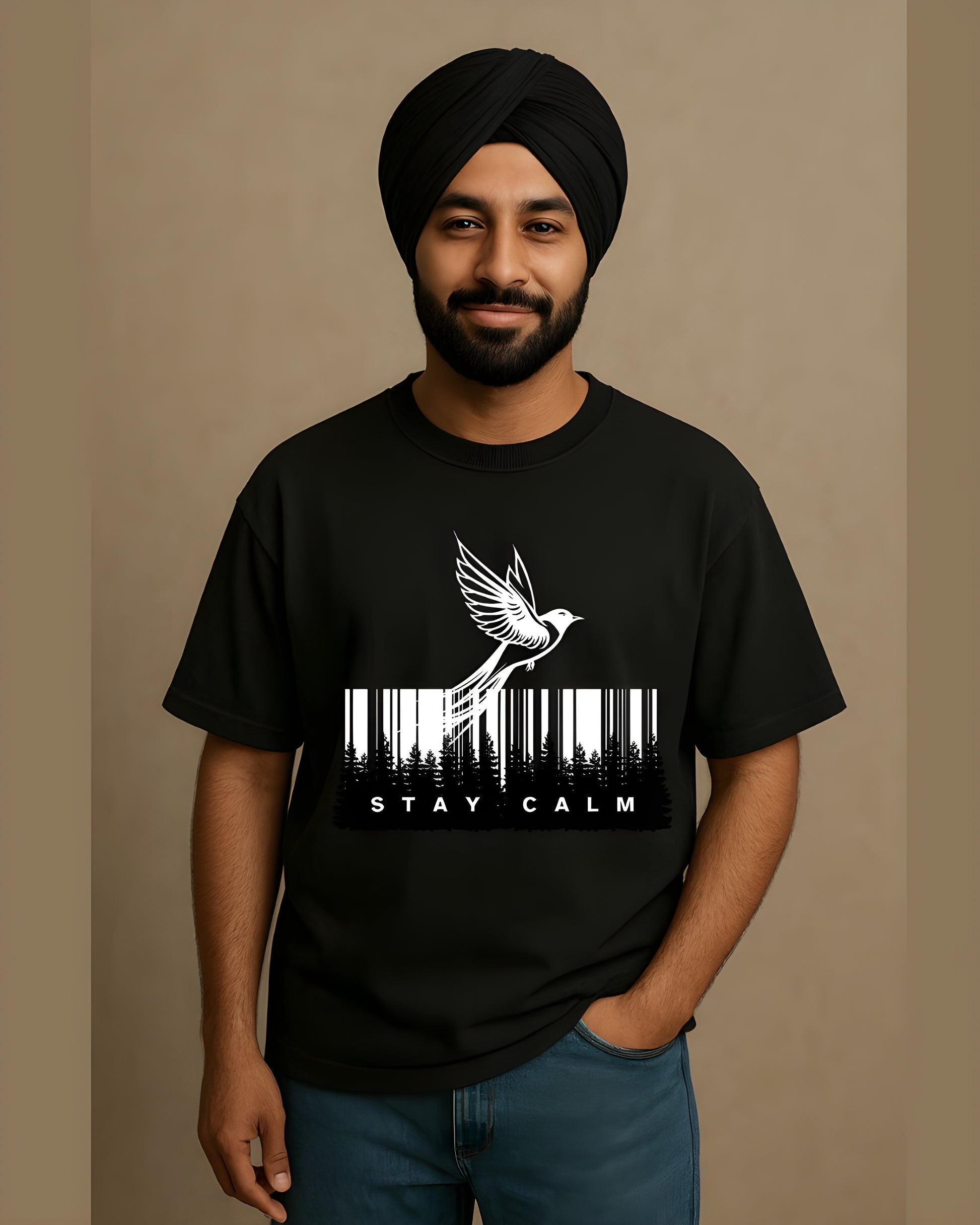 Relaxed fit casual graphic t-shirt