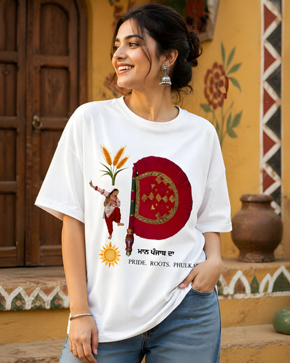 Punjabi culture streetwear oversized t-shirt