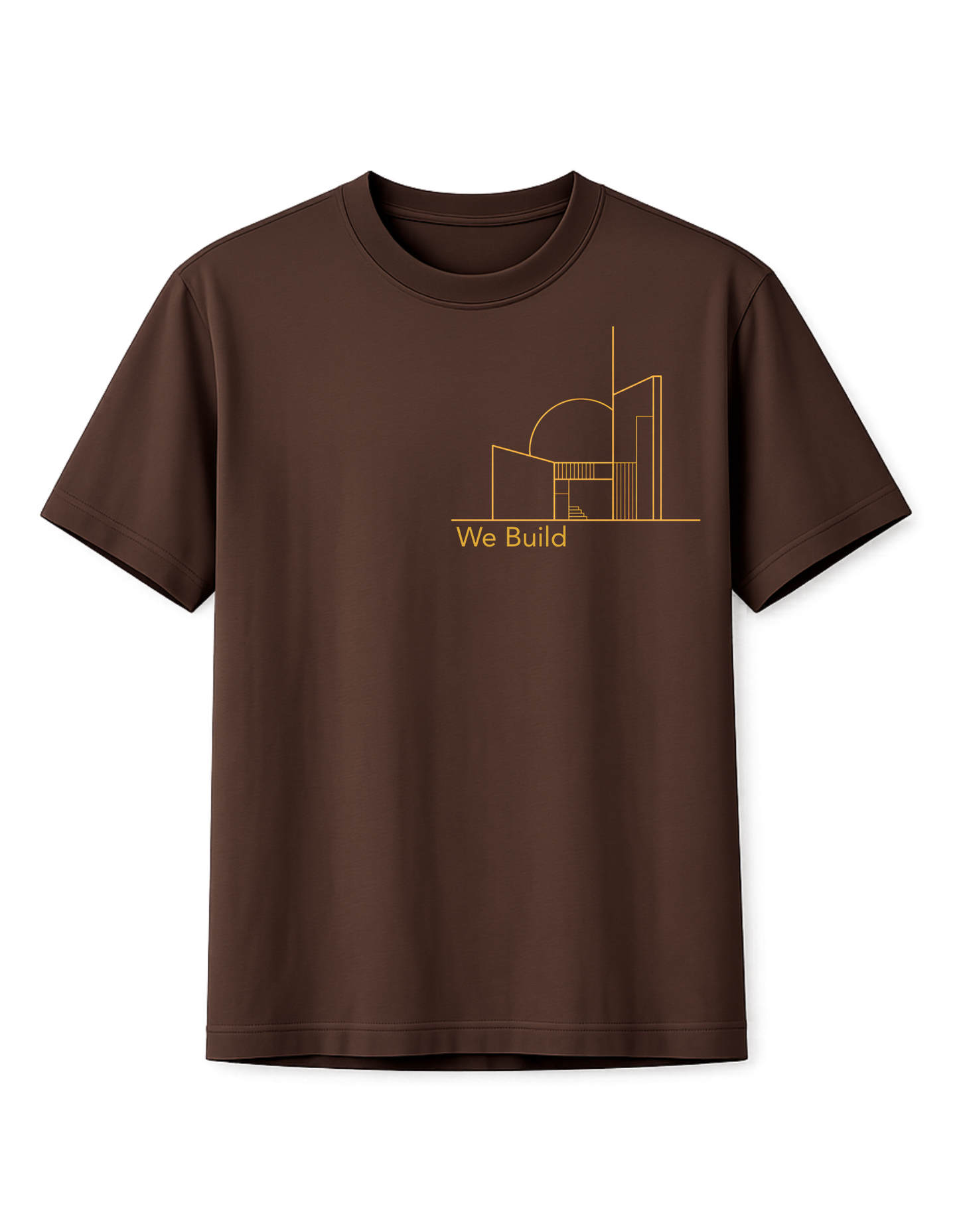 Modern oversized architecture T-shirt for women by Dorenique