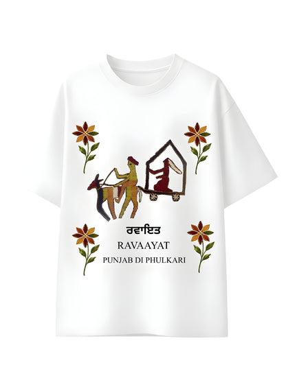 Casual Punjabi culture t-shirt women everyday style