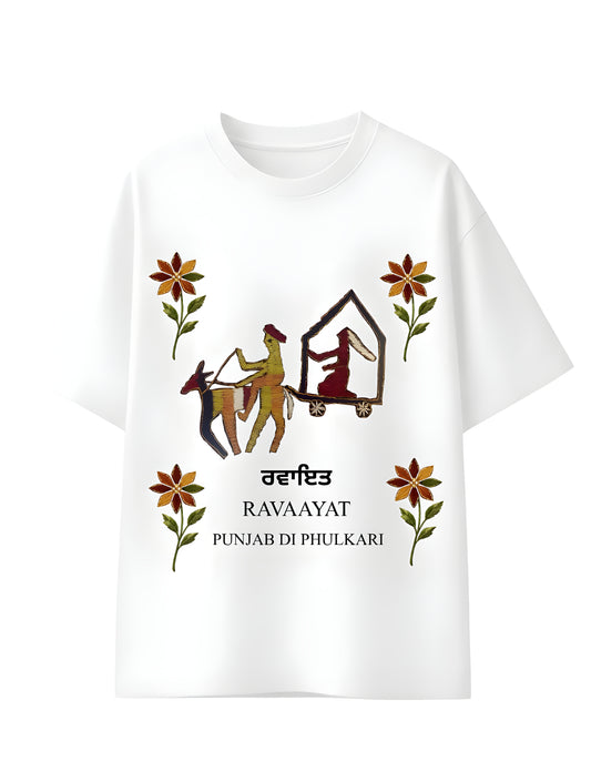 Casual Punjabi culture t-shirt women everyday style