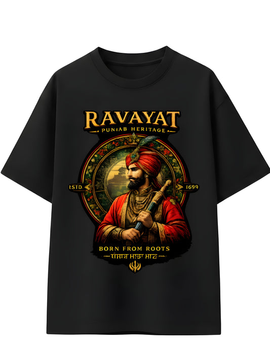 Punjabi heritage streetwear t-shirt men