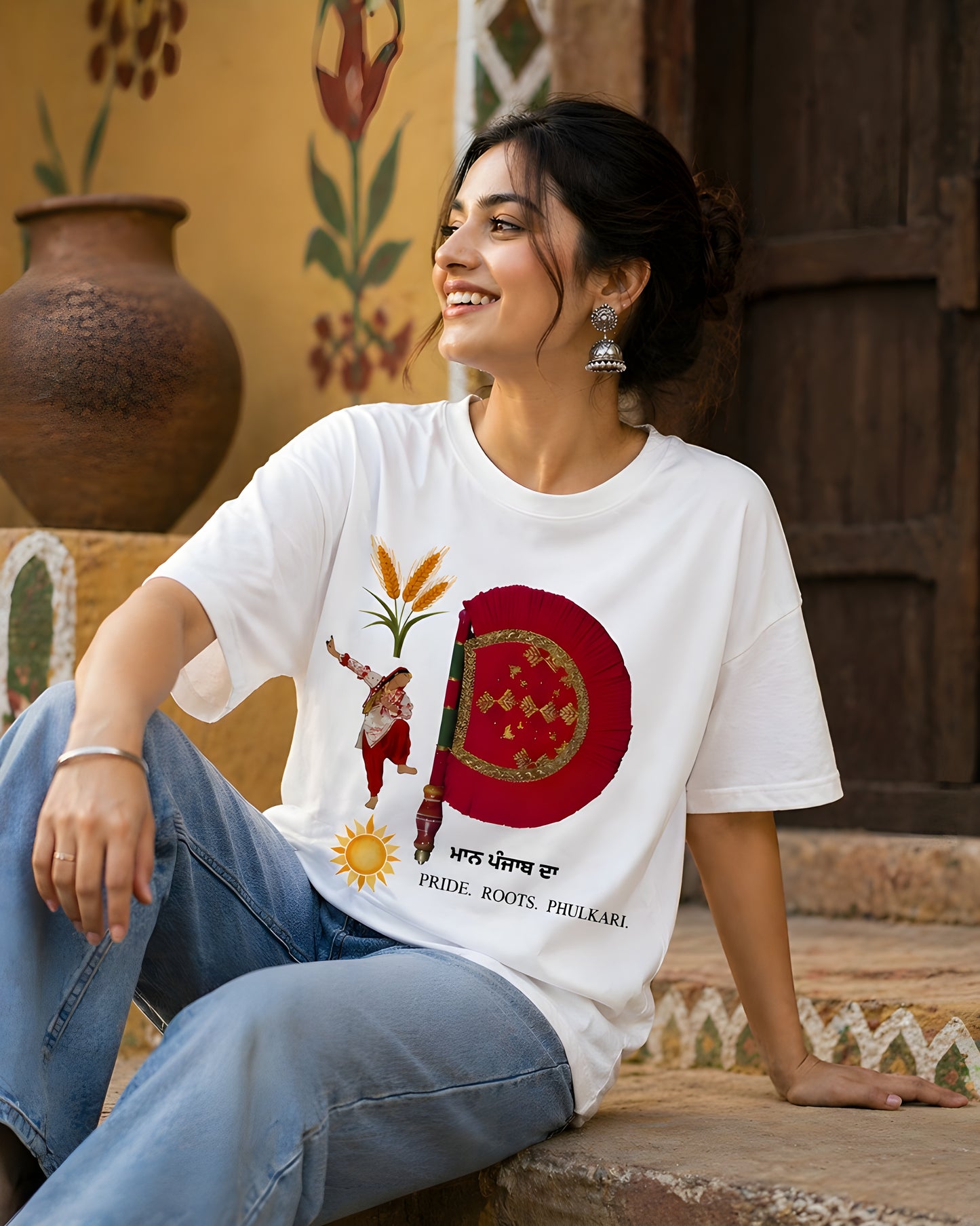 Modern Punjabi streetwear fashion tshirt