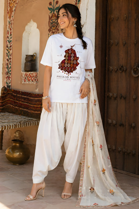 Punjab heritage graphic tee modern style